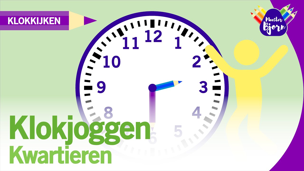 Meester Bjorn • klokjoggen • kwartieren • analoog