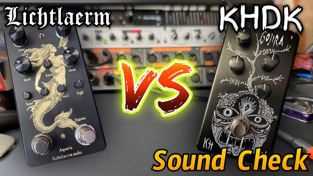 Gojira Drive vs Aquaria. (Sound Check)