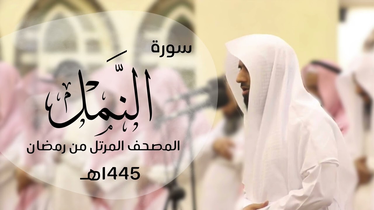 تلاوة عطرة لسورة النمل كاملة | القارئ د.ماجد الزامل - 1445هـ Quran  ALZAMEL - An-Naml