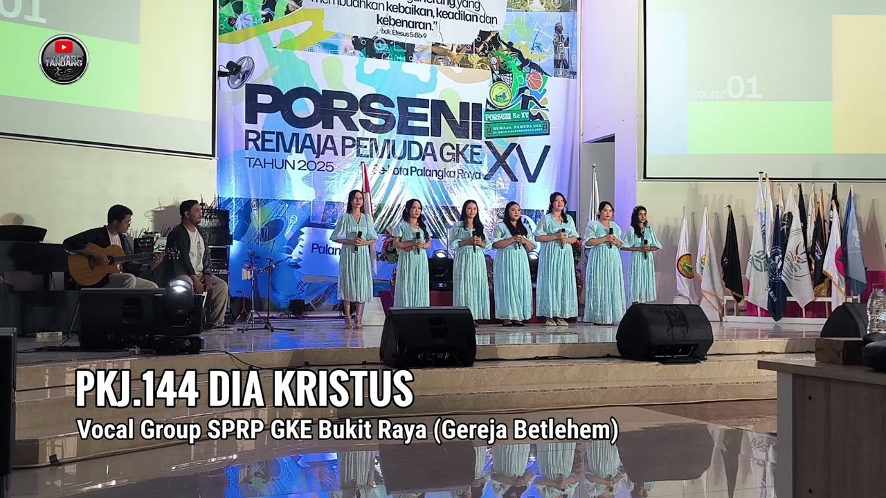 PKJ 144 Dia Kristus - Vocal Group SPRP GKE Bukit Raya (Gereja Betlehem)