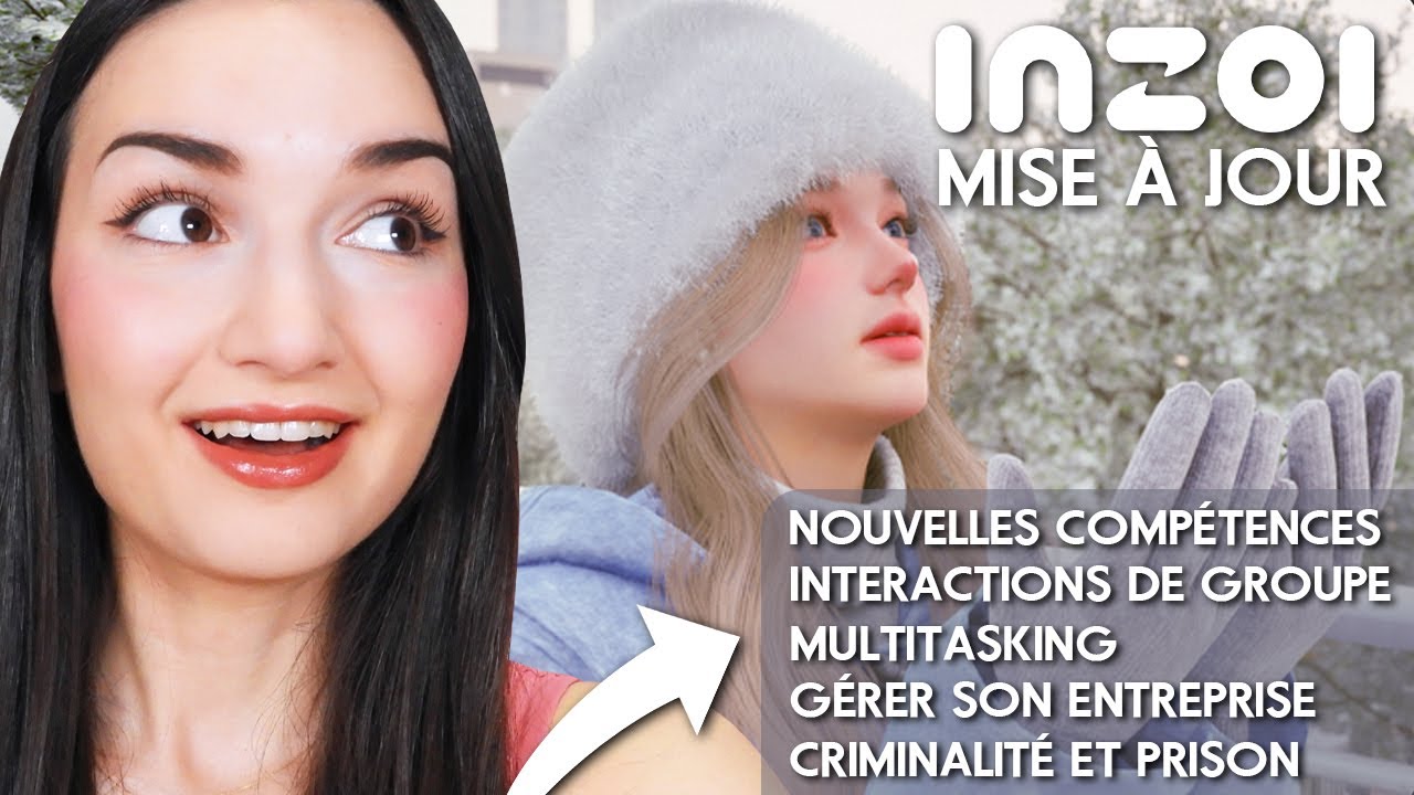 Let's play InZOI découverte de la criminalité et de la gestion d'entreprise ! #1