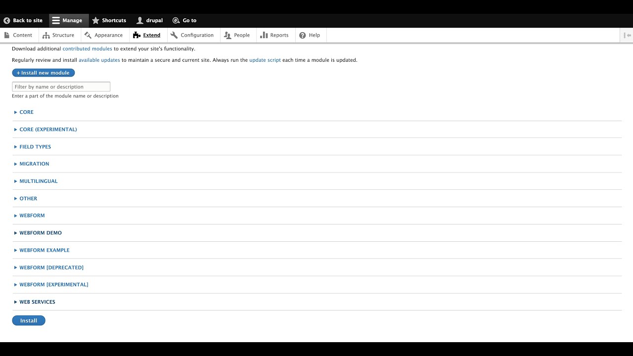 Drupal 8 module integration.