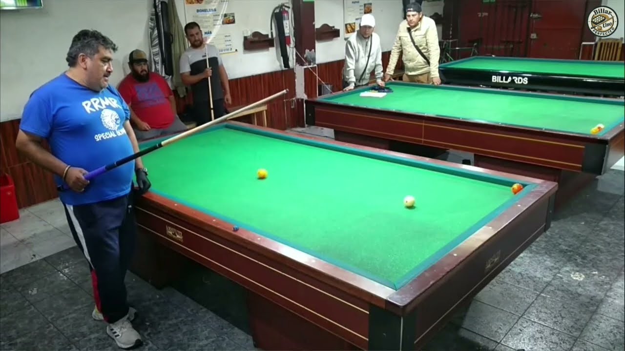 Francisco Carmona Club Billar Alonso 🆚 Carlos de León Nvo Diamante Billares Toñin Partida .