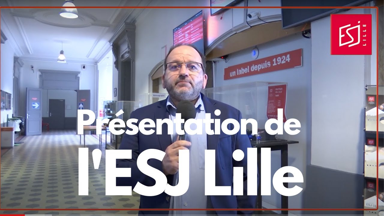 Présentation de l'ESJ Lille par Pierre Savary, directeur général