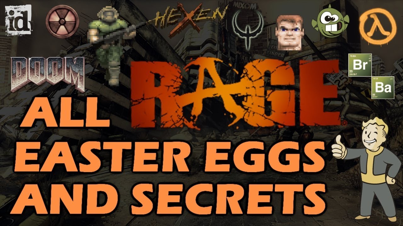 RAGE All Easter Eggs And Secrets HD