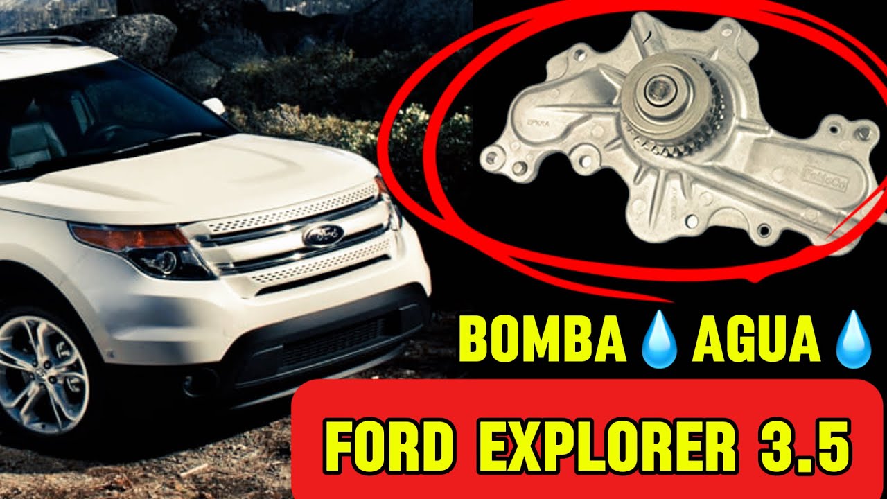!!Como Cambiar !! BOMBA💧AGUA 💧INTERNA 😱FORD EXPLORER 3.5 