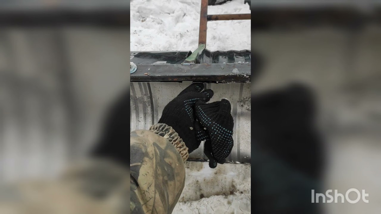 Отвал для чистки снега для болотохода