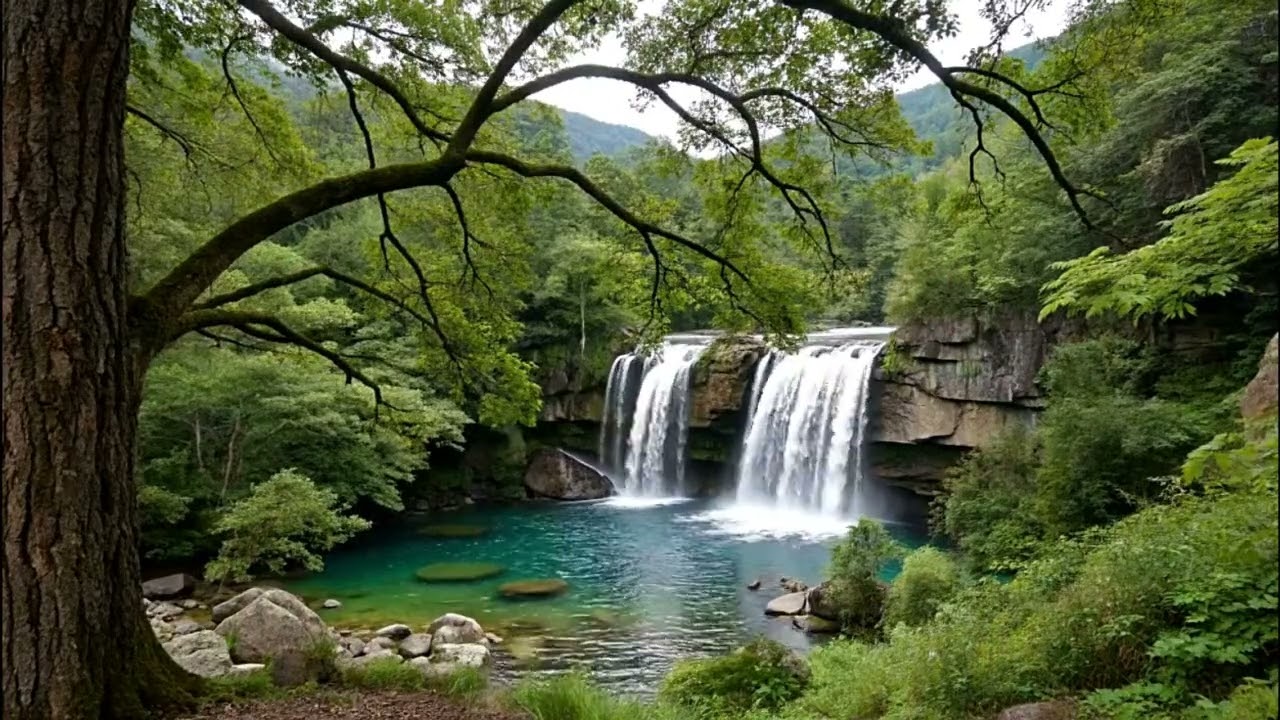 Gentle River Flow Sounds 🌊 | Calm Mind Therapy & 深い眠り