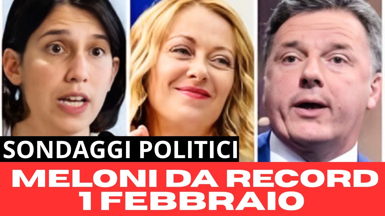 IL TERREMOTO POLITICO | LA MELONI VOLA ,GLI ALTRI CROLLANO!