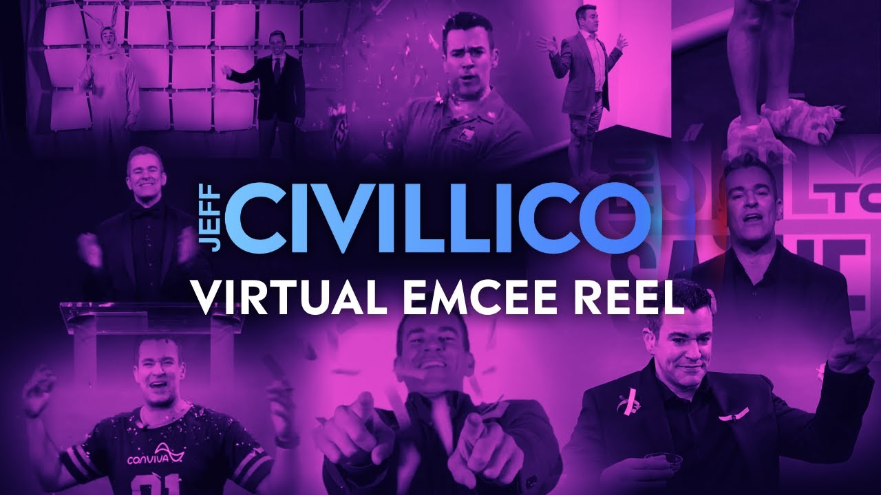 How Jeff Civillico Makes Virtual Events Unforgettable | Virtual Emcee Reel