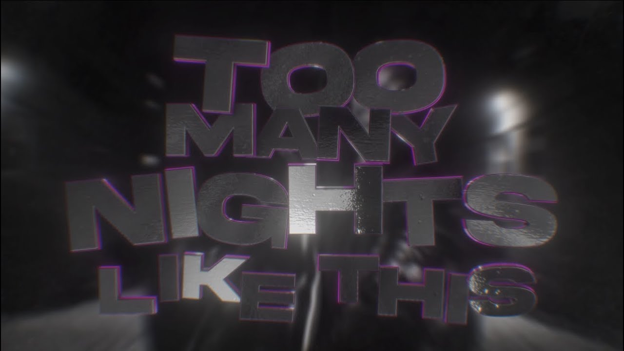 too many nights like this - KB Wickk (Official Music Video) 