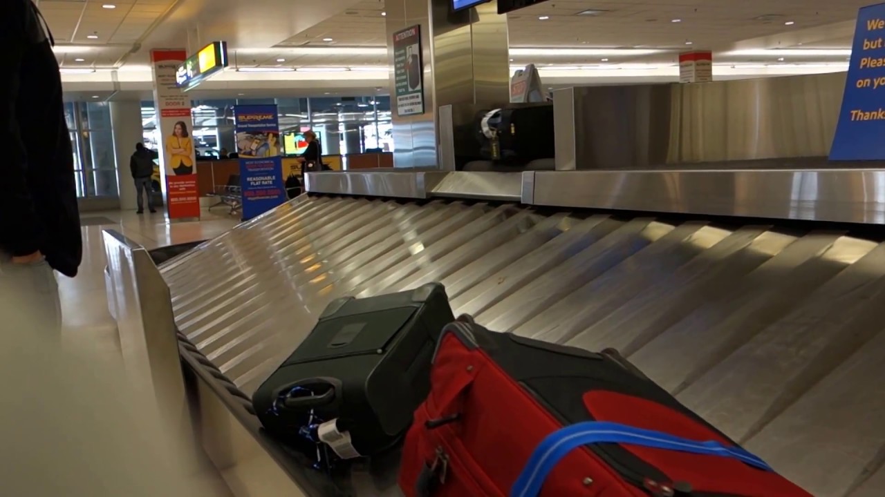 Bags on Baggage Claim at BWI