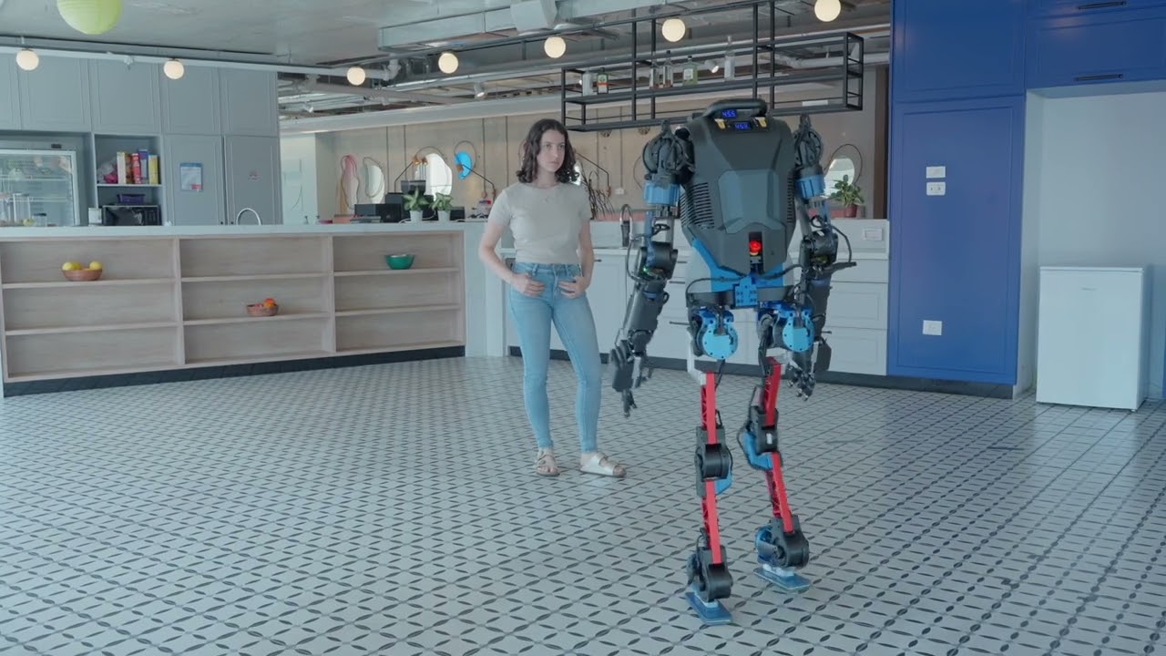 Menteebot following a person to map a new workplace