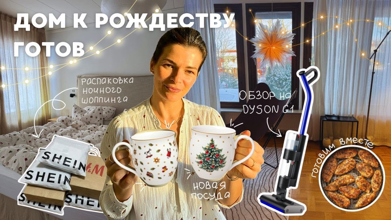 Украшаю дом и улицу к рождеству | Обзор на моющий Dyson G1