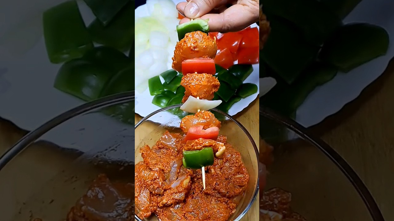 Eid 2024 Special Chicken BBQ Sticks ( Recipe Pinned At Comment Section ) #asmr #food #chicken