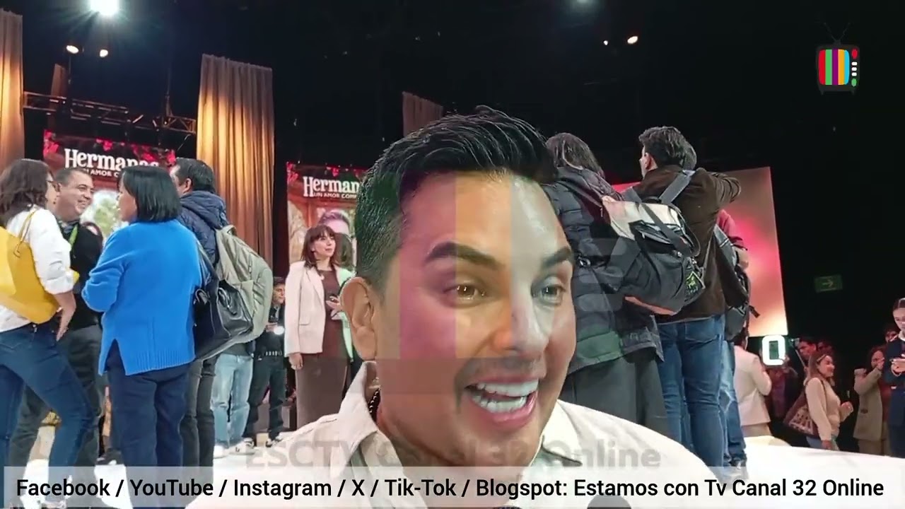 💥El actor HUGO ACEVES en la presentaci&oacute;n a Prensa de la telenovela 