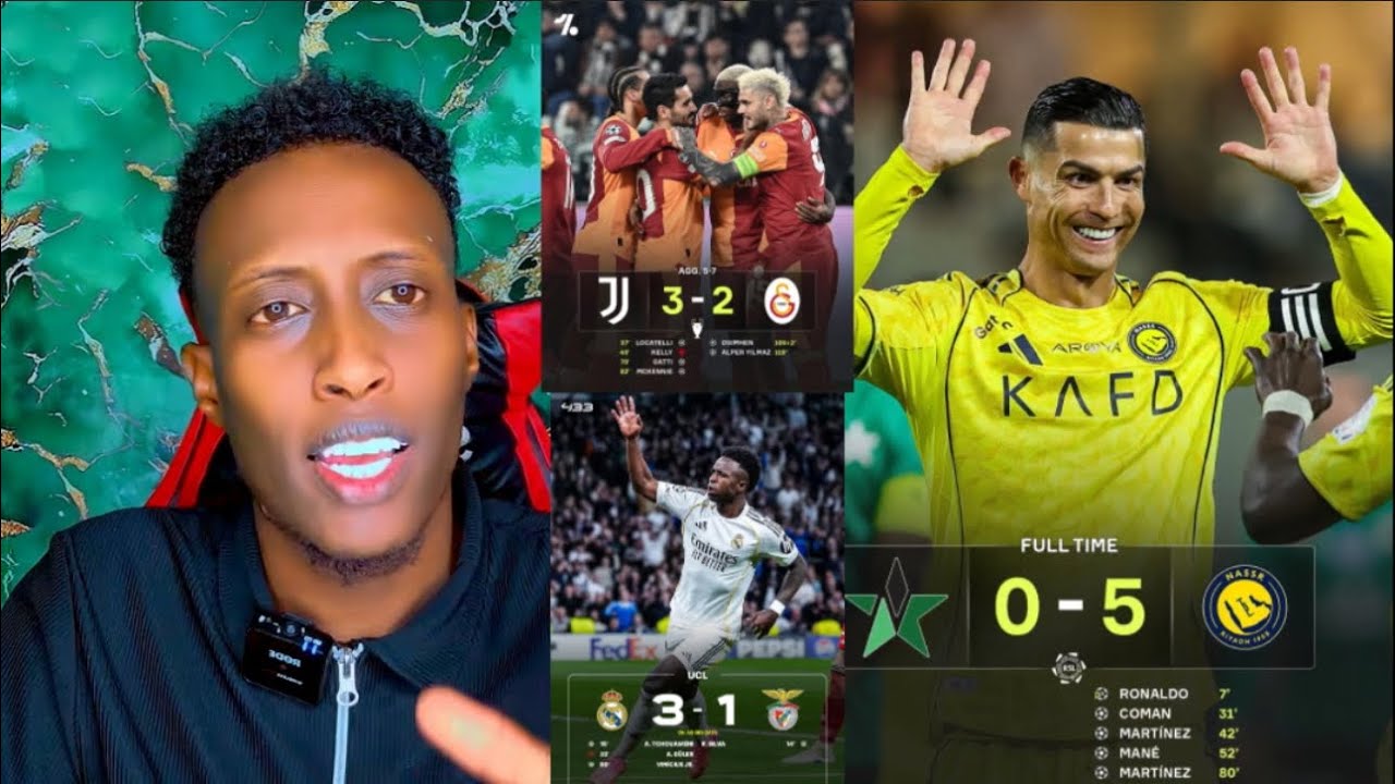 Ronaldo Xoog Kula Wareegay Horyaalka Sacuudi, Real Madrid, PSG & Atlanta Soo Baxeen Juve Oo Hartay