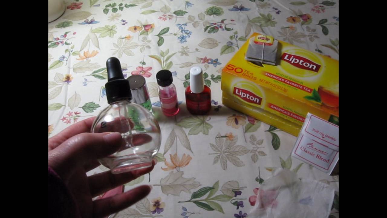 Natural Nail Wrap with... a tea bag! ~ by Lisa's Pine Notes