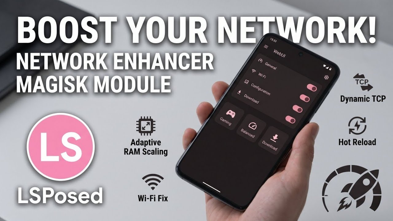 ⚡ Boost Internet Speed on Android! Network Enhancer Magisk Module Installation (2026)