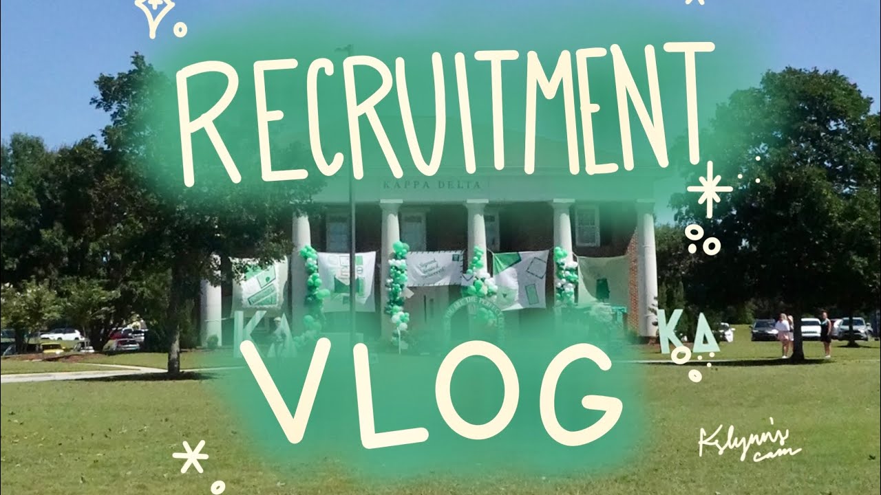 RECRUITMENT VLOG || K8LYNN'S CAM 📸