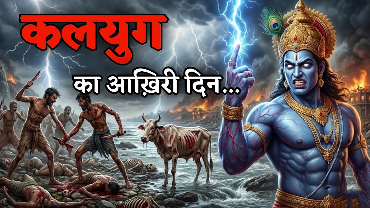 कलयुग का आख़िरी दिन ऐसा होगा 😨 जब धरती पर आएंगे भगवान कल्कि