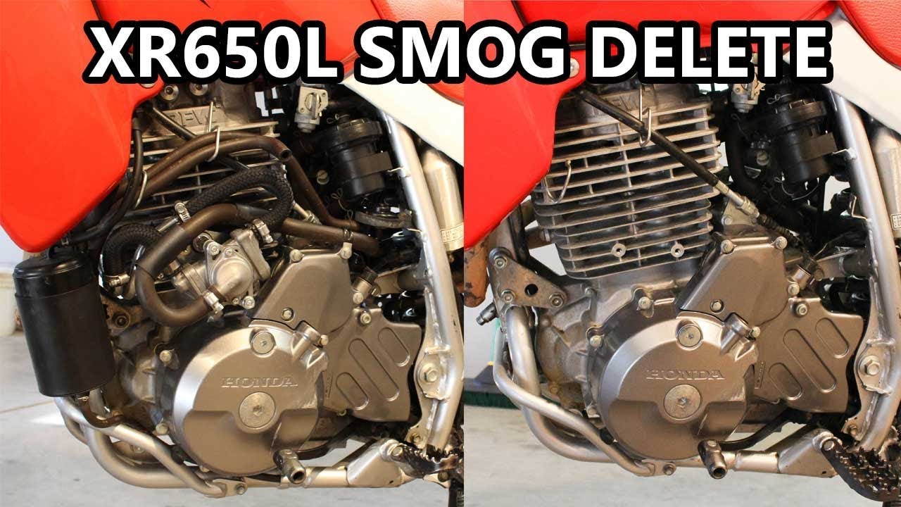 XR650L Smog Block Off Install