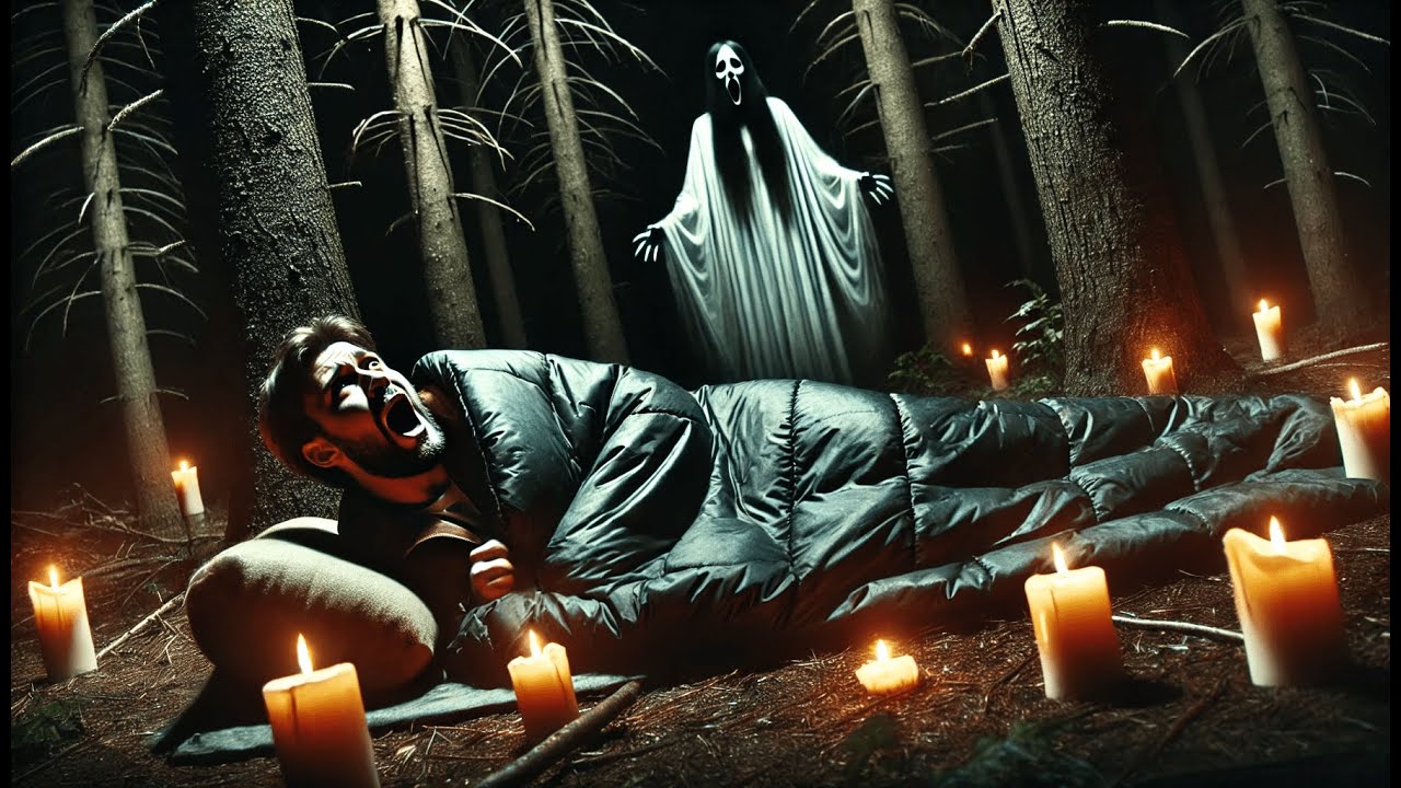 J'AI FILMÉ UNE DAME BLANCHE ET UN DÉMON LE MÊME SOIR ( J'AI DORMI SEUL DANS UNE FORÊT HANTÉE )