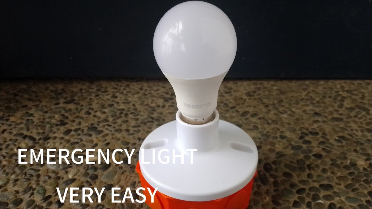 Diy:How to make a rechargeable emergency light (DIY emergency light)