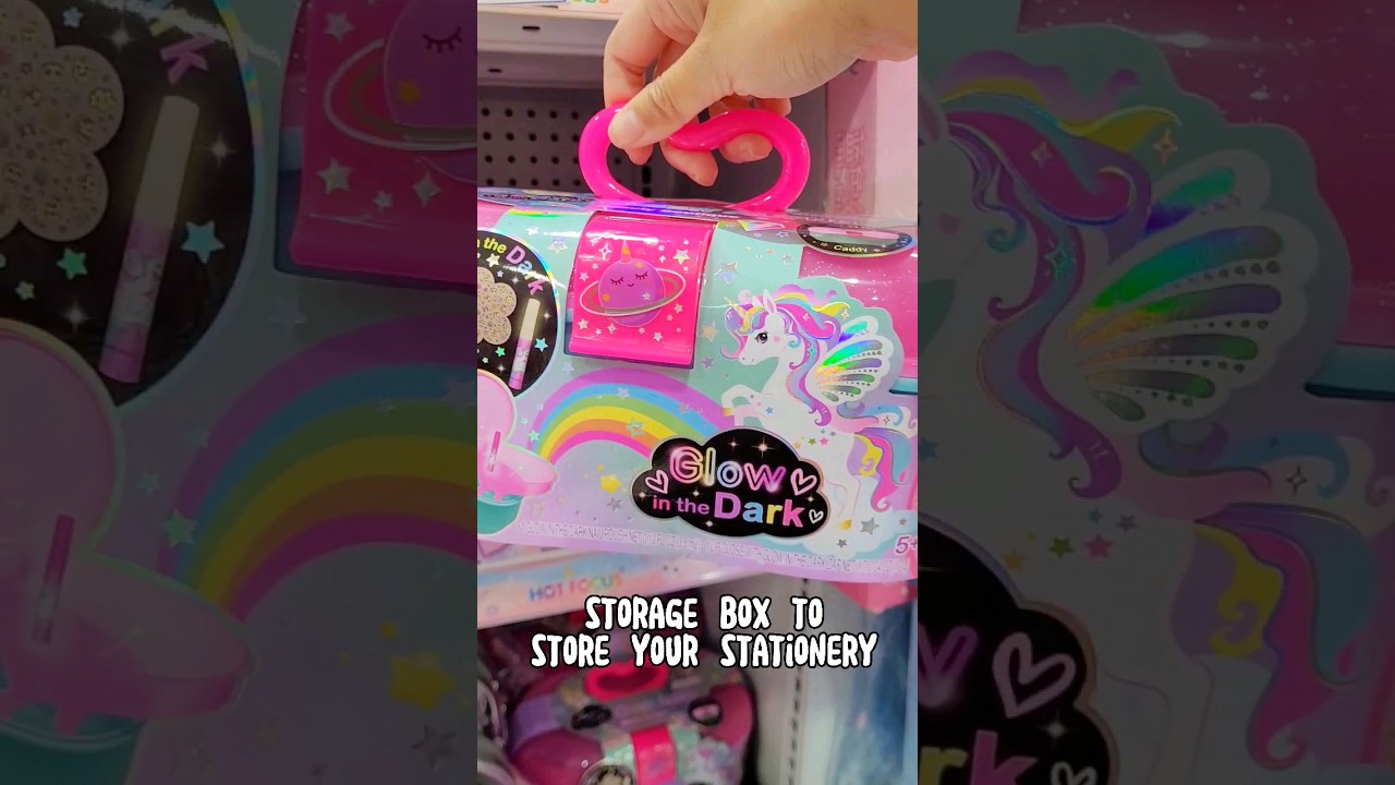 Unicorn Stationery 🦄💜 #schoolsupplies #shorts
