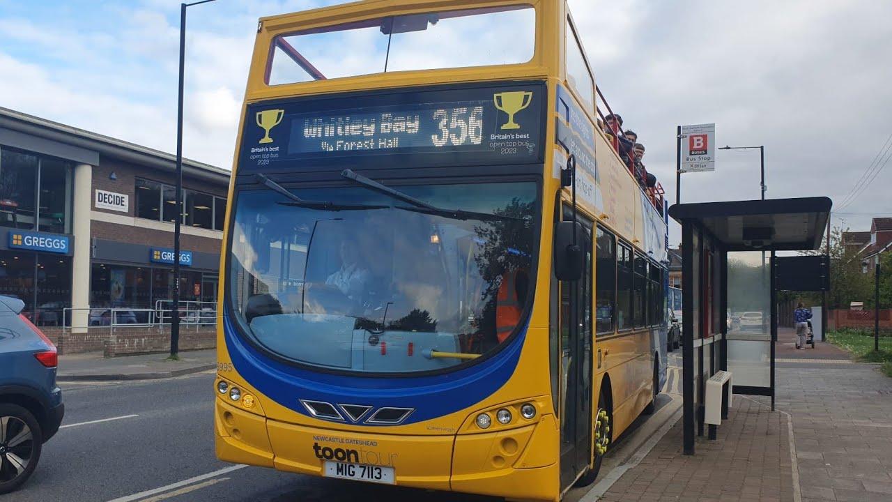 What The Hell Is This?: 6995/LX60 DWZ Go North East Volvo B9TL Wright Gemini 2 Open Top on the 356