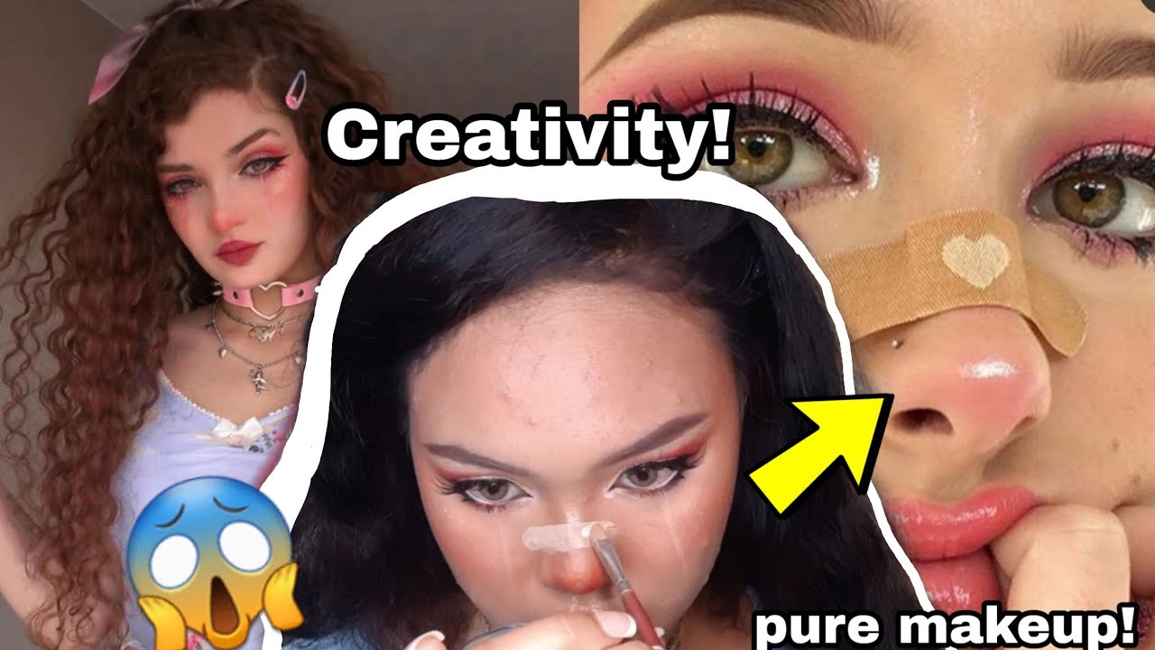 dramatic E-GURL makeup Look😎💗! DIY nanaman
