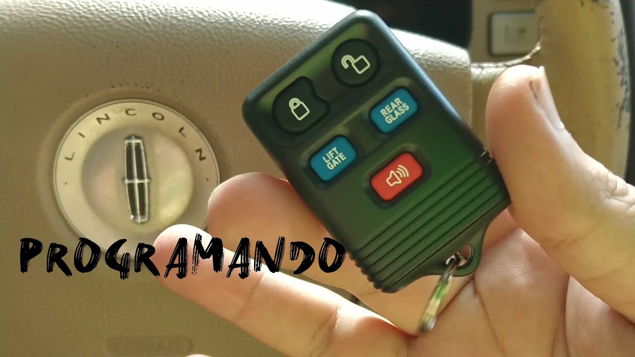 2006 Lincoln Navigator - Programacion de control de alarma