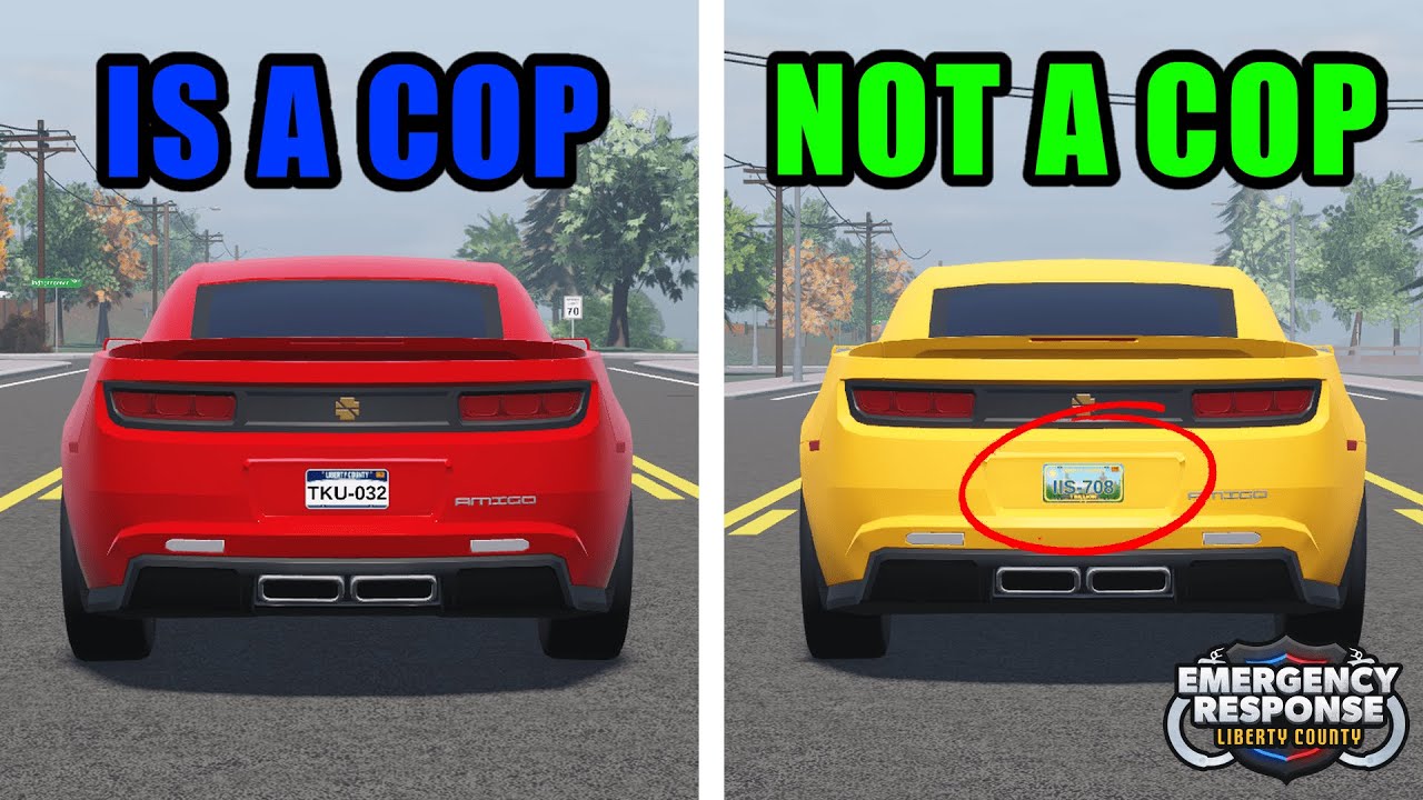 How To SPOT Undercover Cars In ER:LC