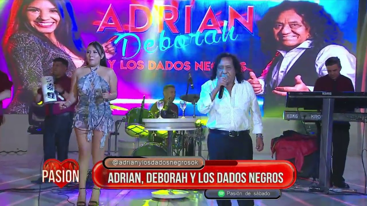 Adrian, Deborah y los dados negros en vivo en Pasión de Sábado 15 11 2025 Parte 1