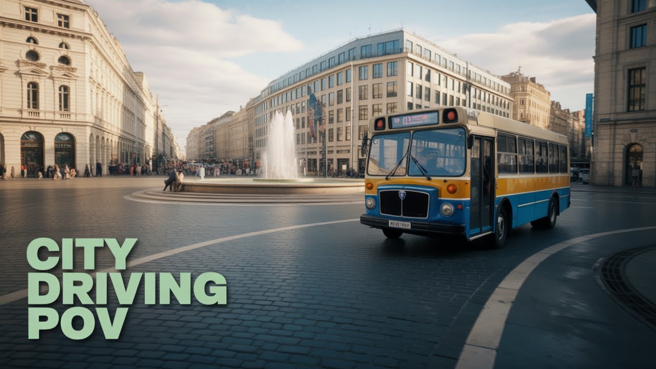 Lemberg (Lviv) City Tour - Relaxing Winter Drive | 4K ASMR No Talking