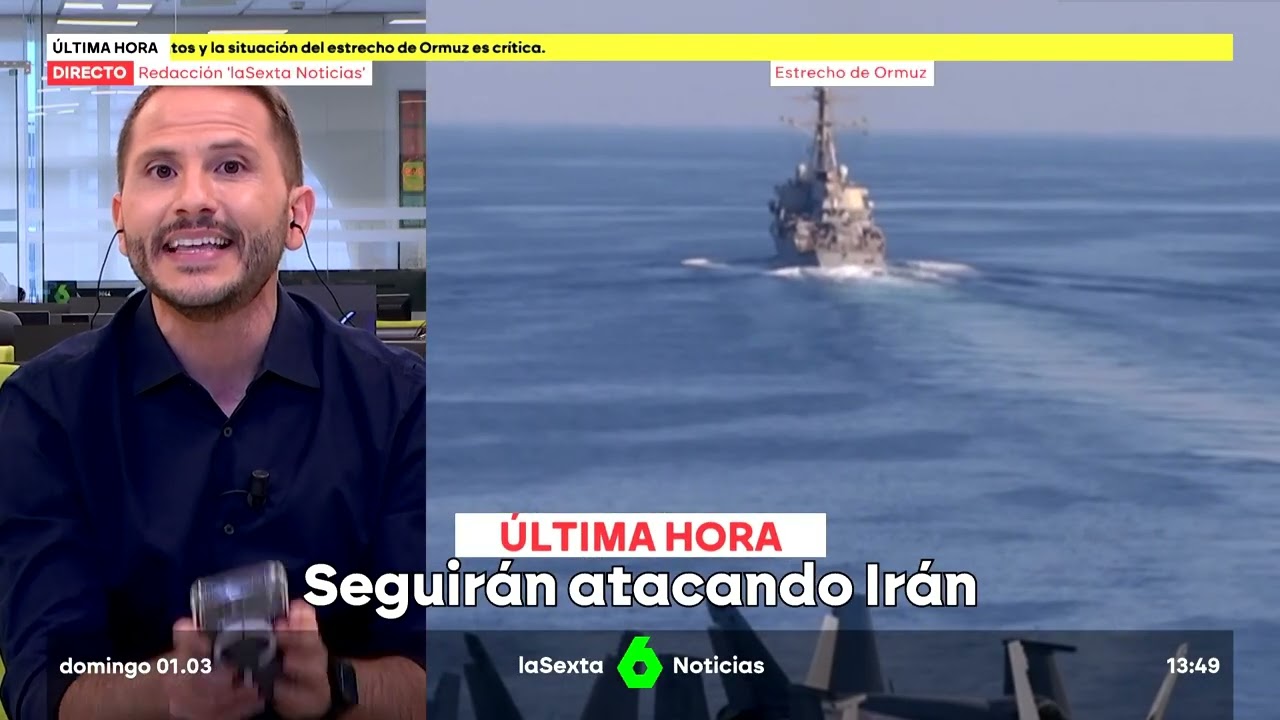 EE. UU. e Israel atacan a Irán: ataque a un petrolero en el estrecho de Ormuz, en 'laSexta Noticias'
