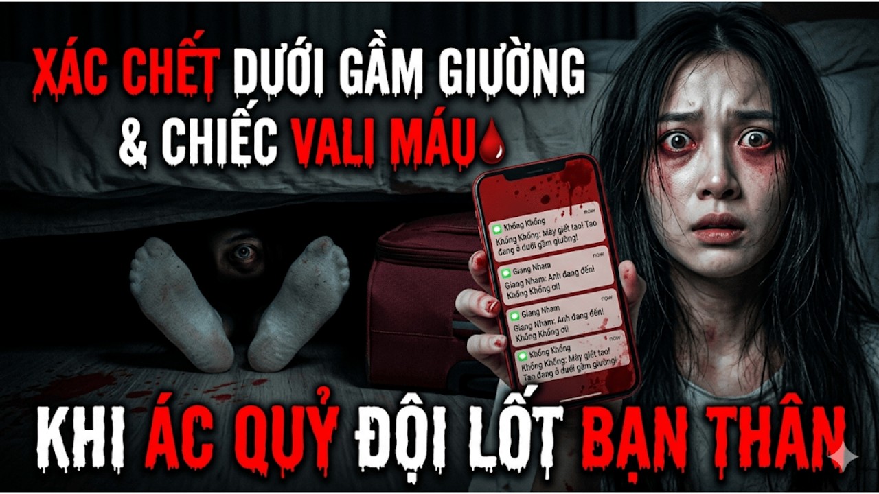 🩸 Xác Chết Dưới Gầm Giường & Chiếc Vali Máu: Khi Ác Quỷ Đội Lốt Bạn Thân.