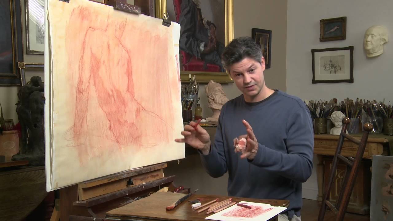Red Chalk, Working Large, with Robert Liberace, Excerpts from the DVD
