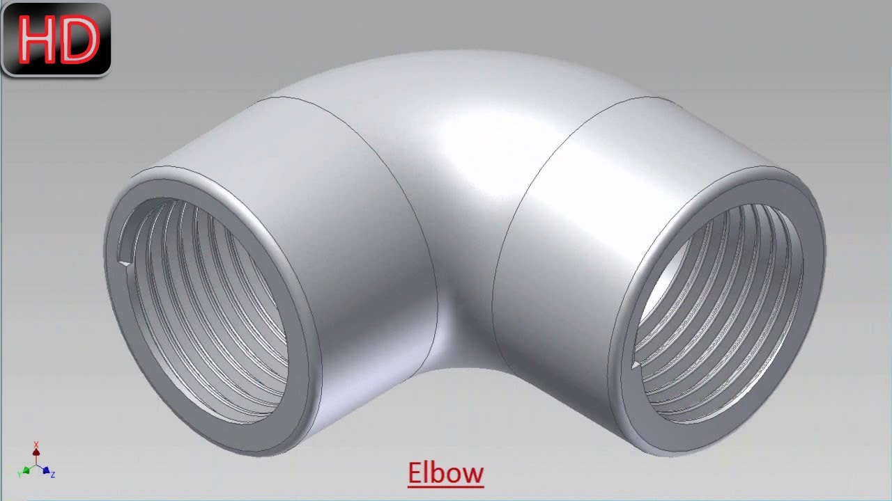 Elbow (Video Tutorial) Autodesk Inventor