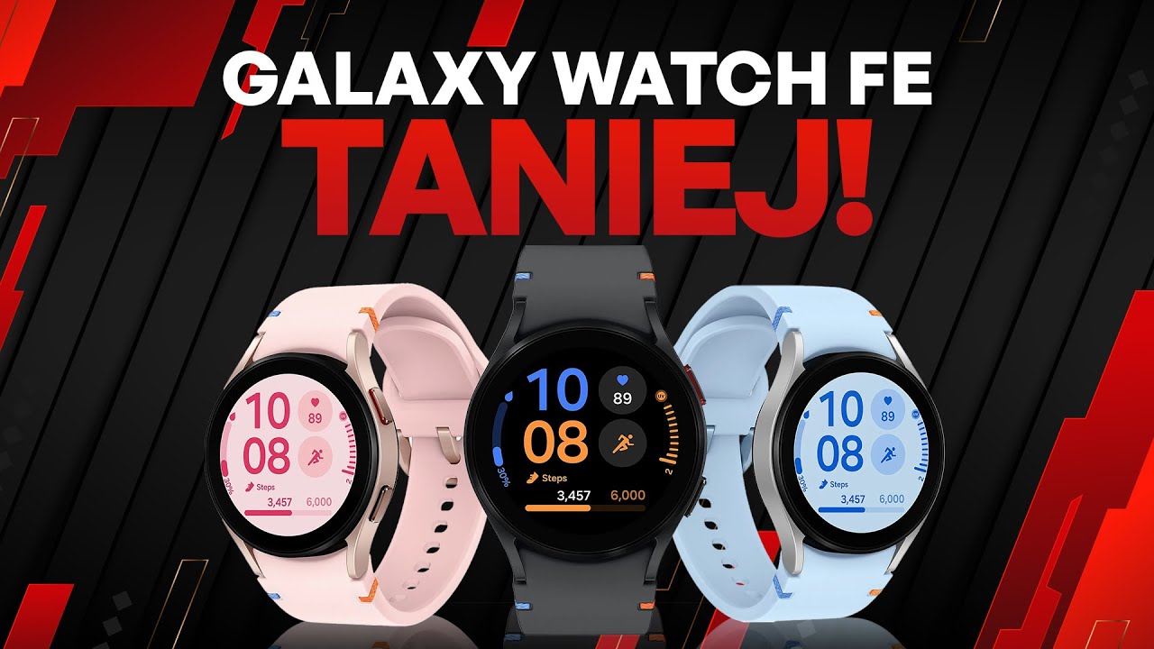 NOWY smartwatch TANIEJ | Samsung Galaxy Watch FE o 140 ZŁ mniej!