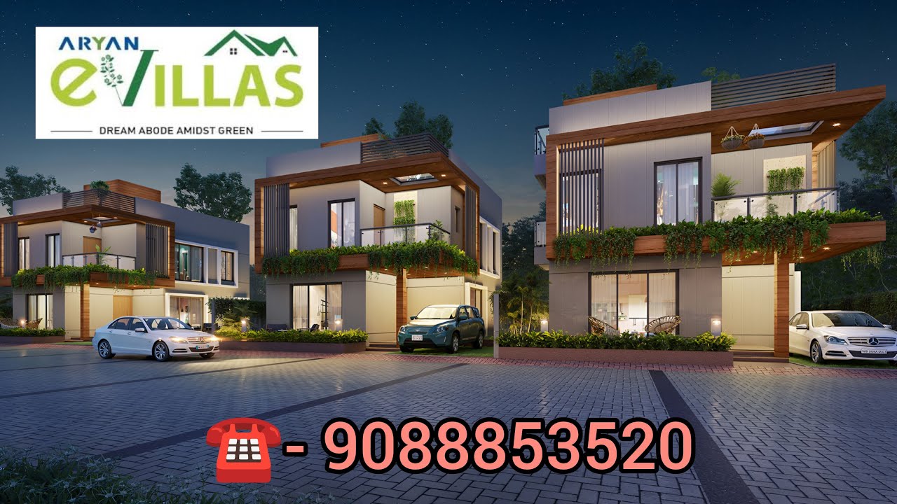 🏡✨LUXURY LIVING AT ARYAN eVILLAS🏡✨SOUTHERN BYPASS'S FIRST INDIVIDUAL BUNGALOW PROJECT ✨☎️ 9088853520