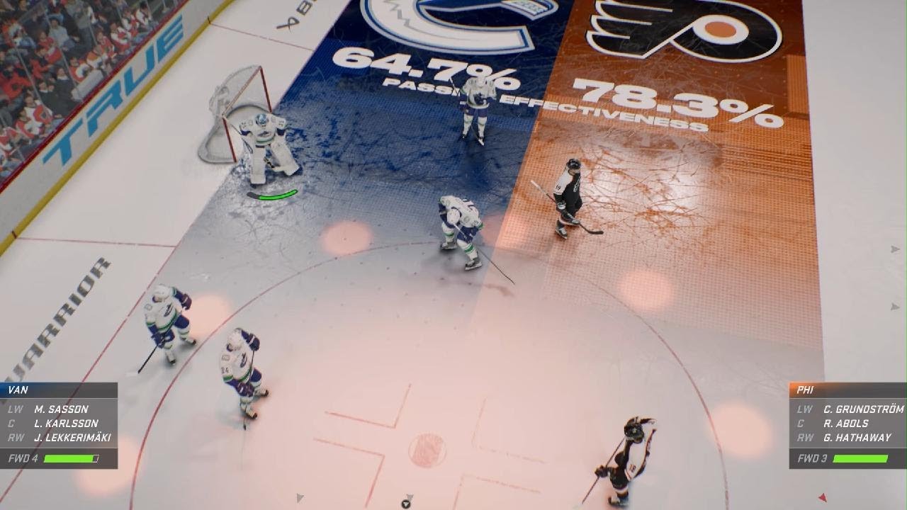 NHL 26 Philly flyas vs Vancouver Canucks pre season game Psfive