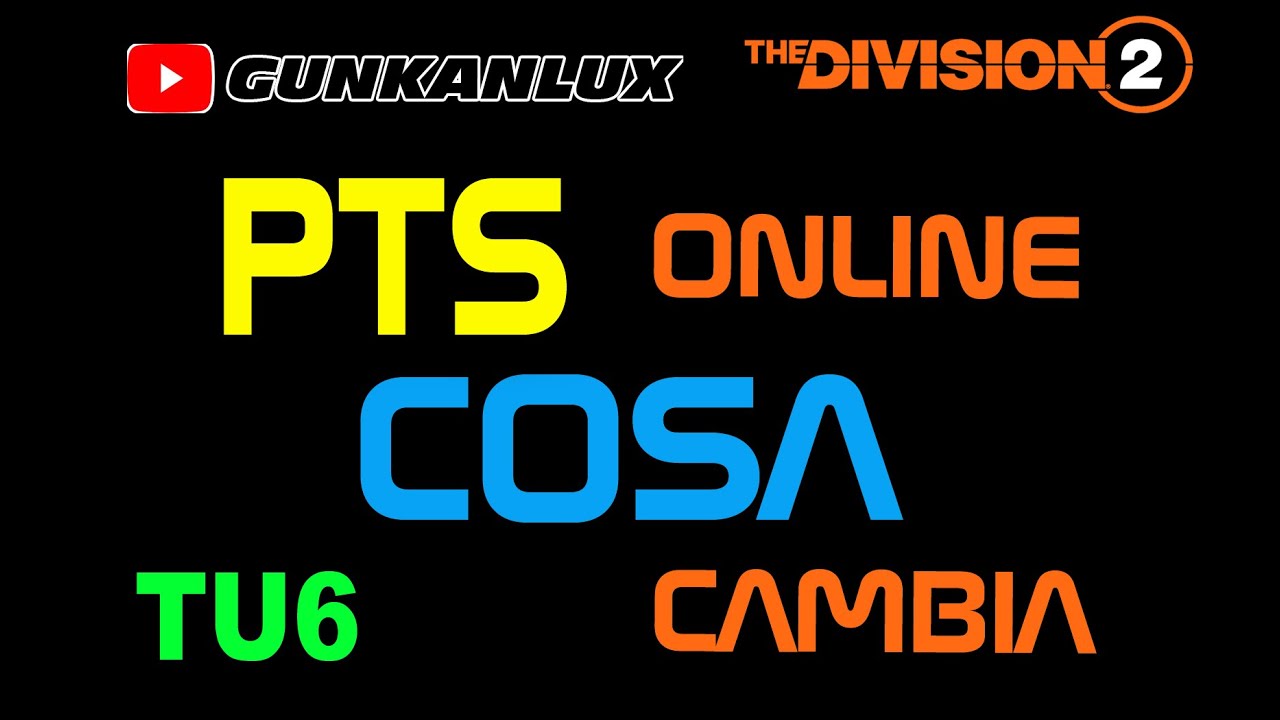 The Division 2 | UPDATE TU6 COSA CAMBIA | PTS ONLINE | #thedivision2 #thedivision #td2