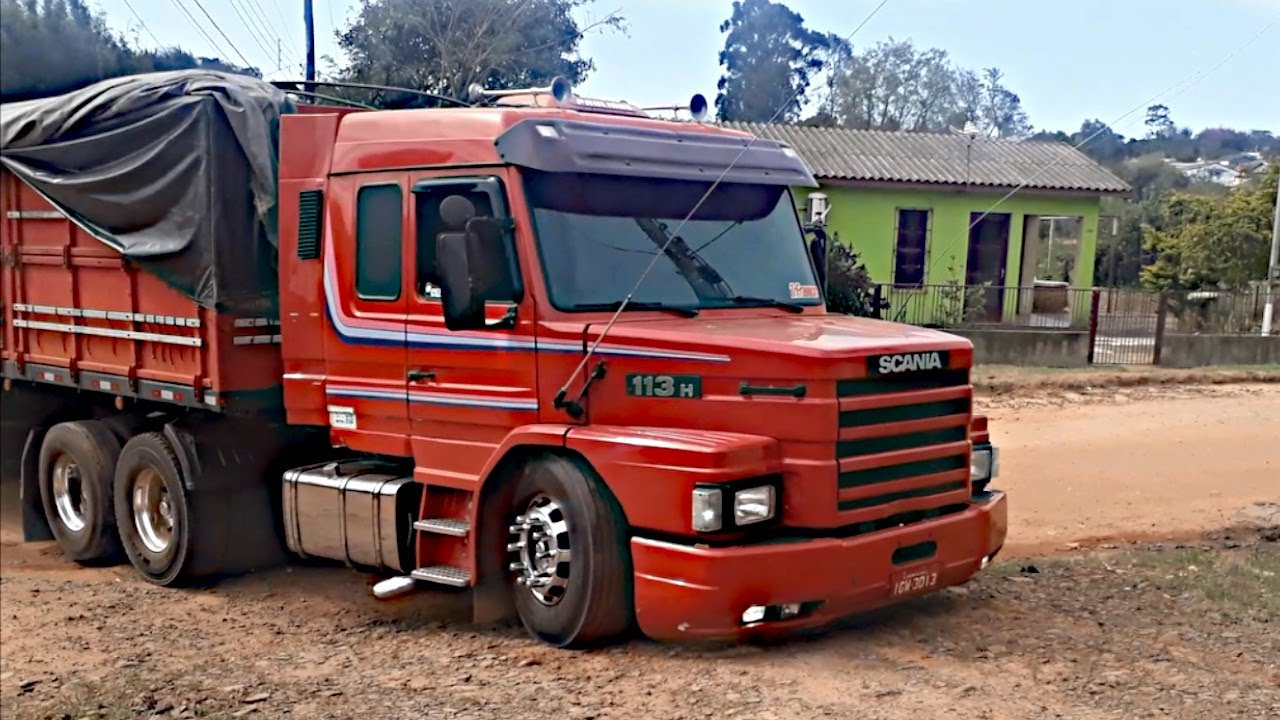 Scania 113 no Carregamento do Arroz