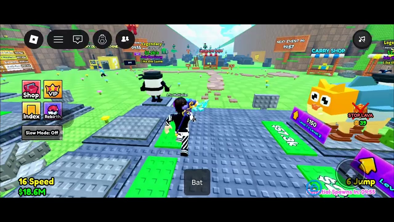 Iam playing escape the lava for brairot