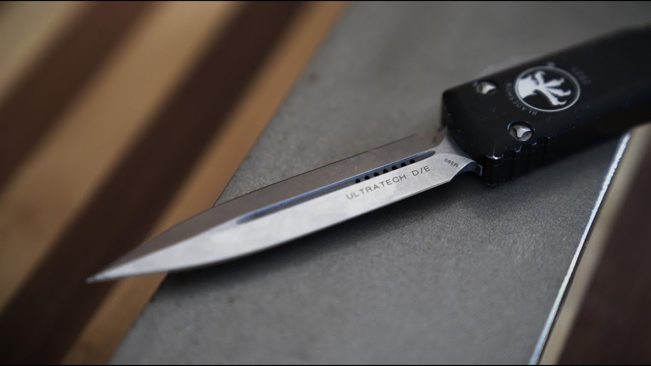 Microtech Ultratech sharpening/polishing with Shapton Kuromaku #sharpening #knifesharpening