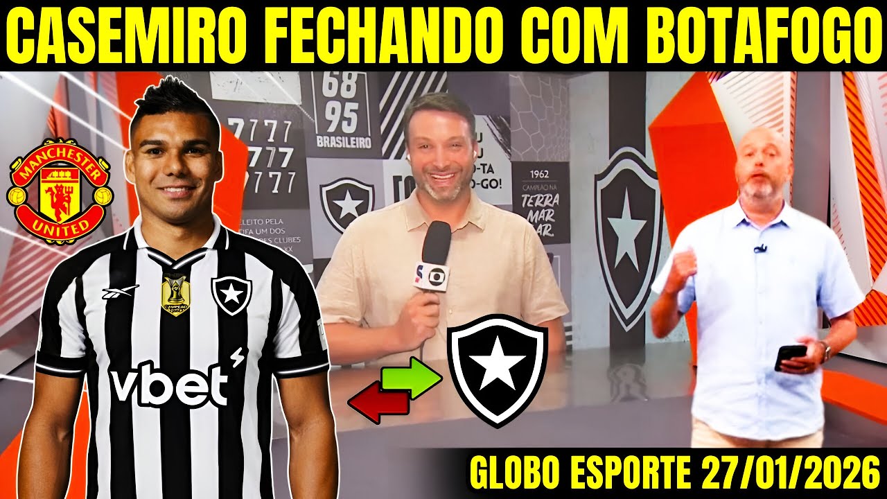 🔥GLOBO ESPORTE BOTAFOGO [TERÇA-FEIRA 27/01/26]❗PLANTÃO URGENTE TEXTOR CONFIRMOU❗NOTÍCIAS DO BOTAFOGO