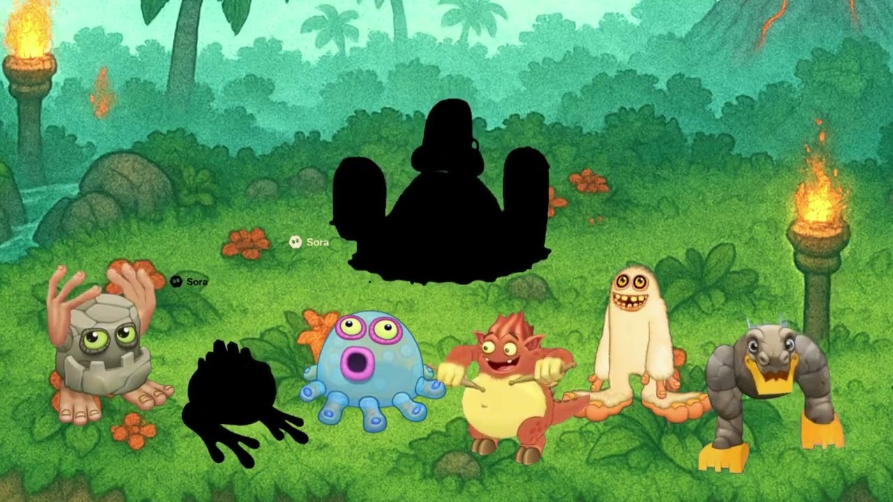 A My Singing Monsters Island made by AI
