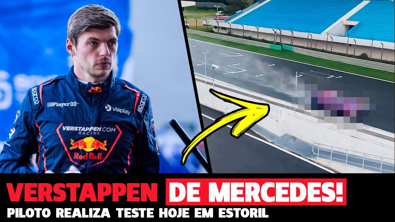 🚨VERSTAPPEN &Eacute; FLAGRADO NA PISTA COM UM MERCEDES AMG EM ESTORIL | F&Oacute;RMULA 1 | GP EM CASA+