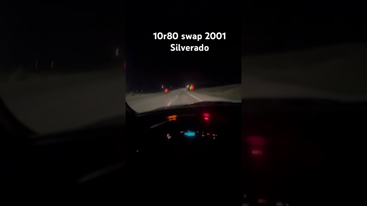 10r80 10 speed swapped 01’ Silverado #fordperformance #chevy #1320video #10r80